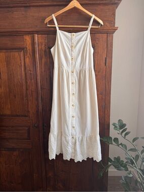 Old Navy Eyelet Midi Dress